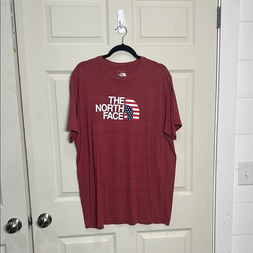 The North Face Red Short Sleeve Tee